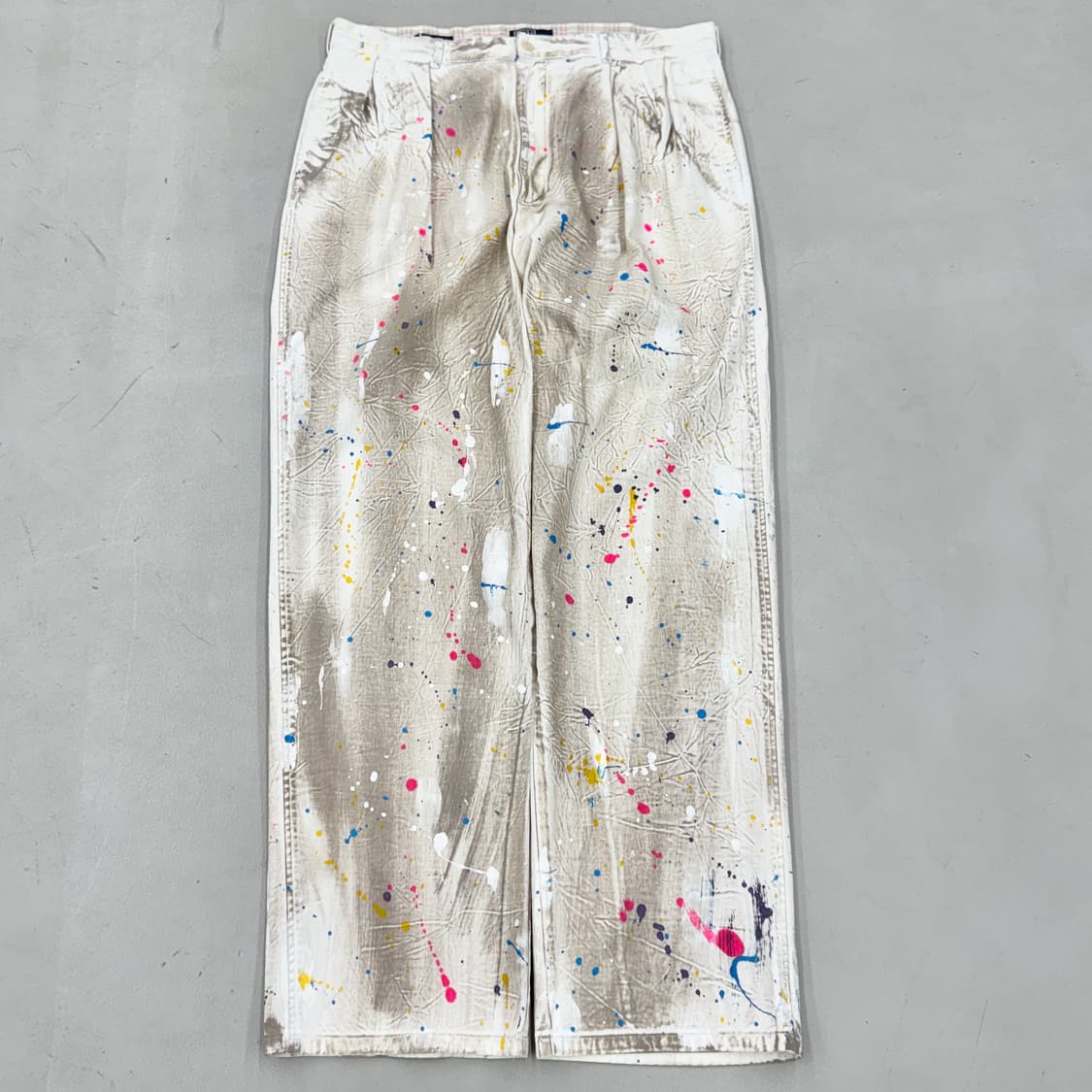 폴로 90s USA 페인터 더티워싱 와이드 치노팬츠 상품이미지2