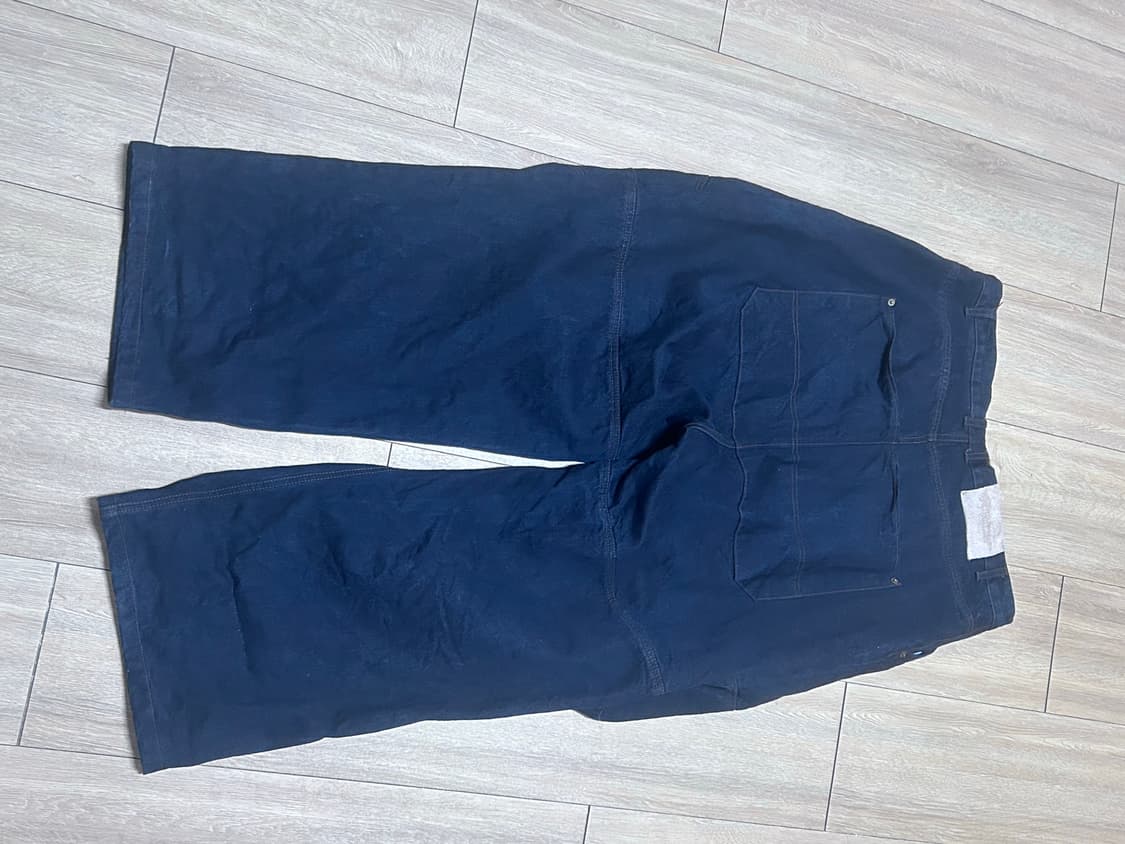 3) 아오이로 오오키 페더 데님 팬츠 상품이미지4