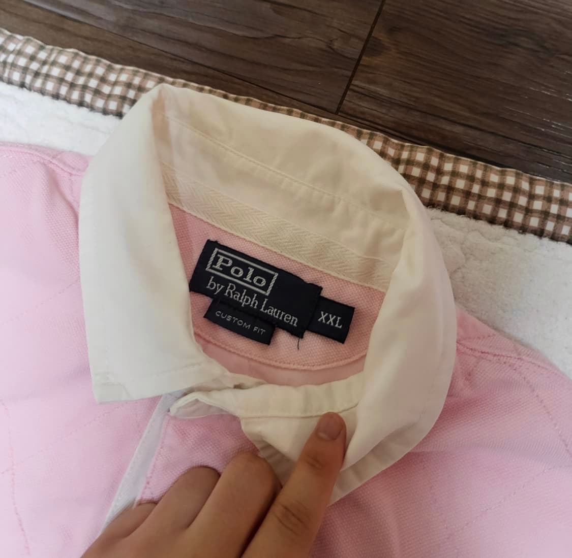 폴로 랄프로렌 카라티 딸기우유 빅포니 희귀 반팔 티셔츠 상품이미지5
