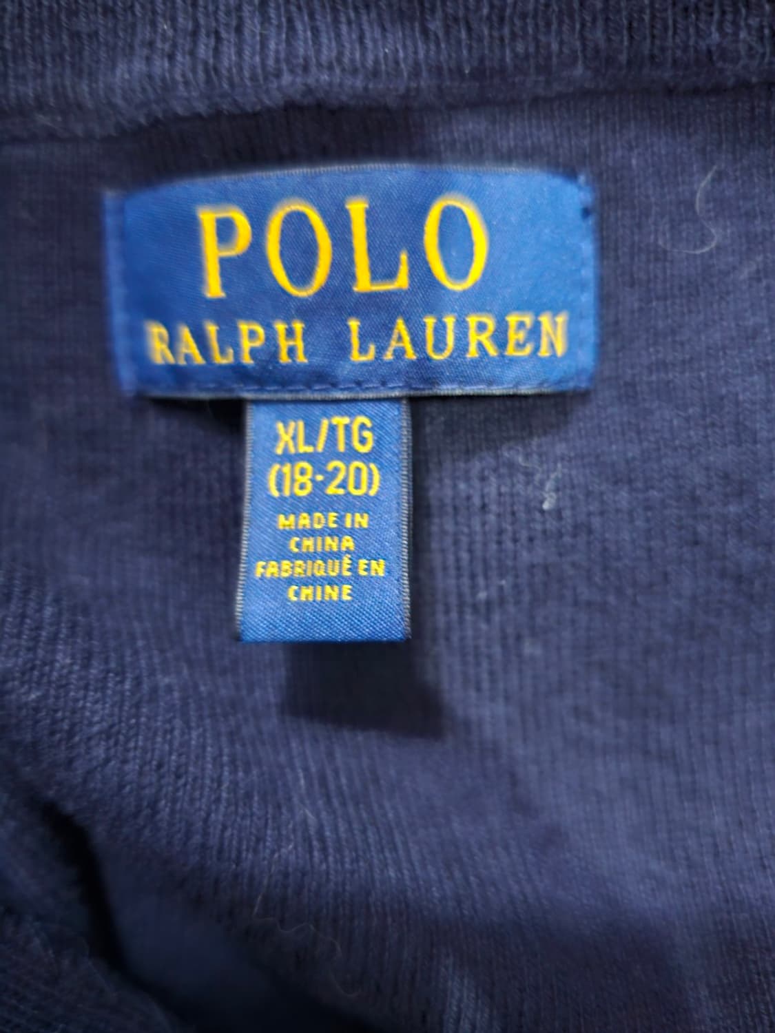 폴로 POLO 네이비 빅포니 집업 90 / S 상품이미지4