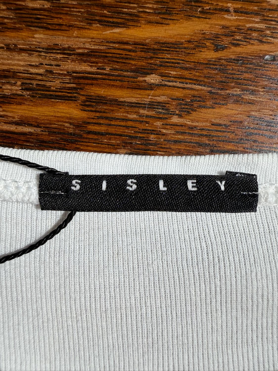 Vintage Sisley Pinup Girl White Top 상품이미지6