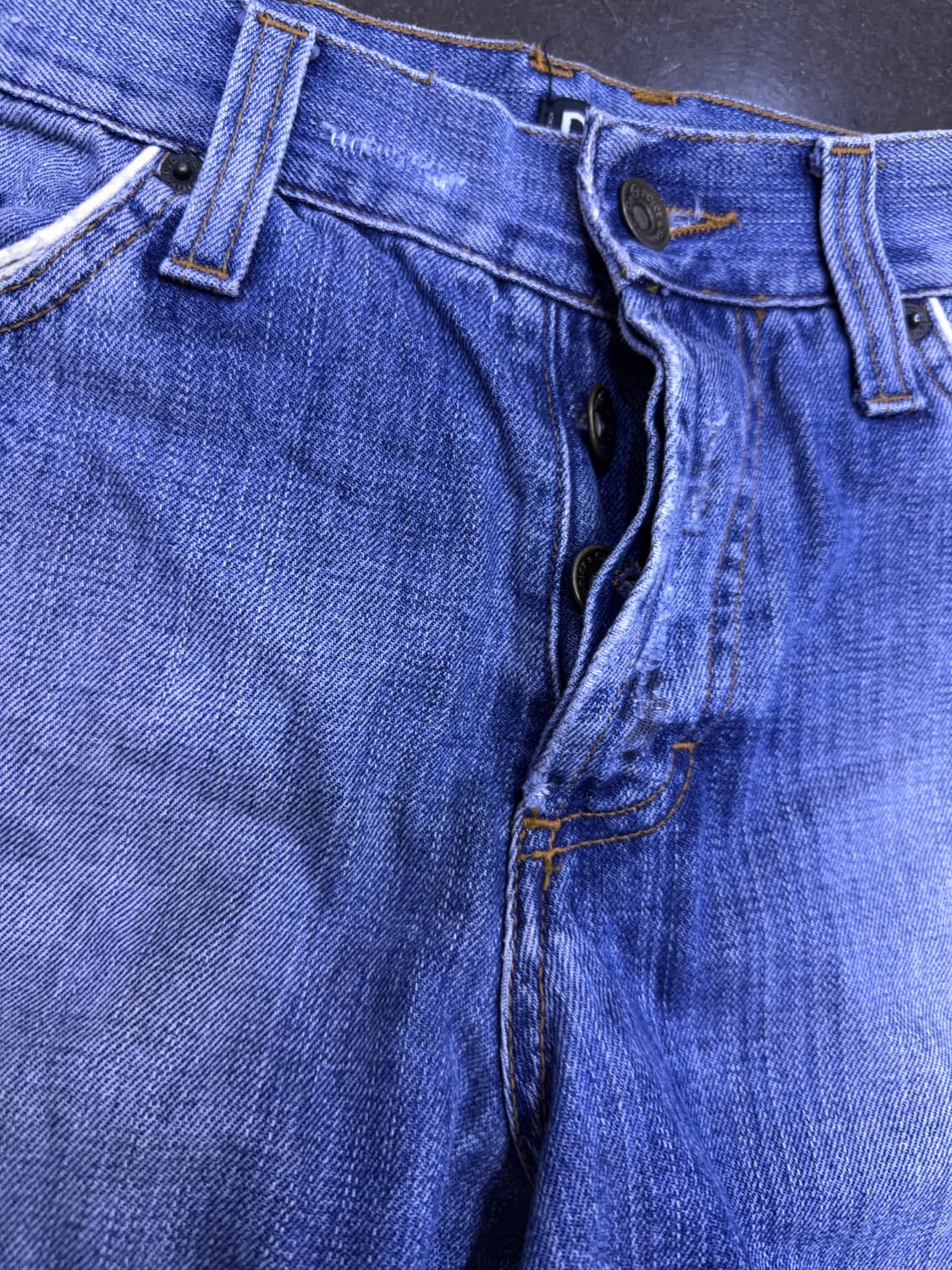 D&G 돌체앤가바나 빈티지 워싱 레귤러핏 데님팬츠 32 상품이미지4