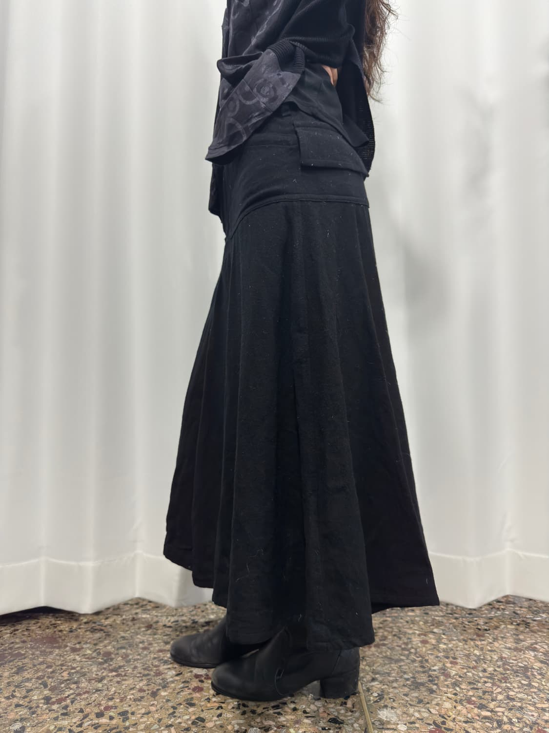 y’s wool midi skirt 상품이미지4