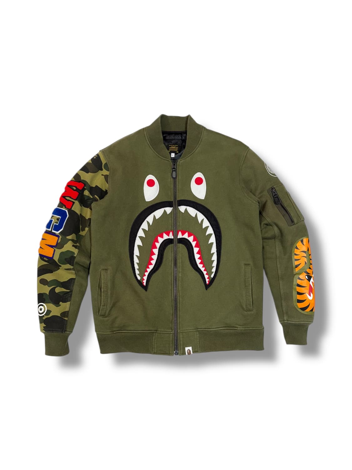 베이프 샤크 봄버 자켓 (L) 상품이미지1