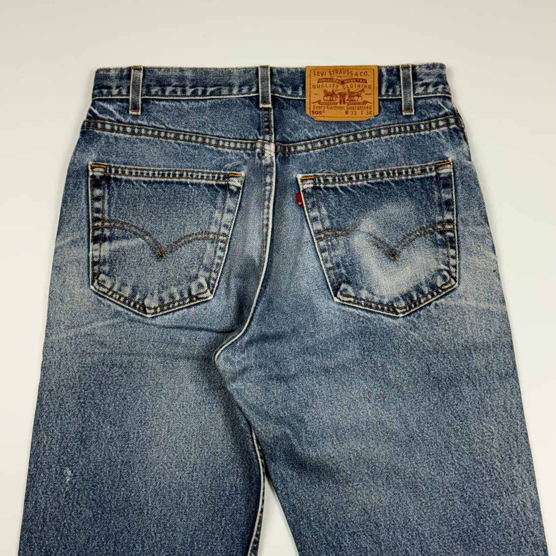 (32) 00s USA Made 리바이스 505 데님 팬츠 상품이미지6