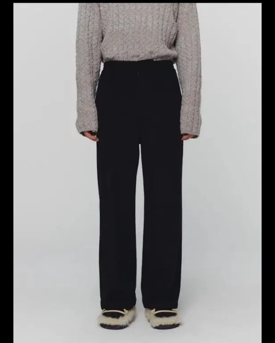 아모멘토 울 밴딩 팬츠 라지 상품이미지1