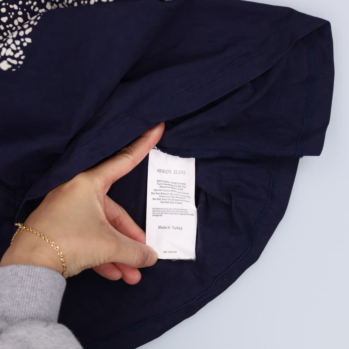 L 아르마니 여성 프린팅 반팔 0414H1 상품이미지4