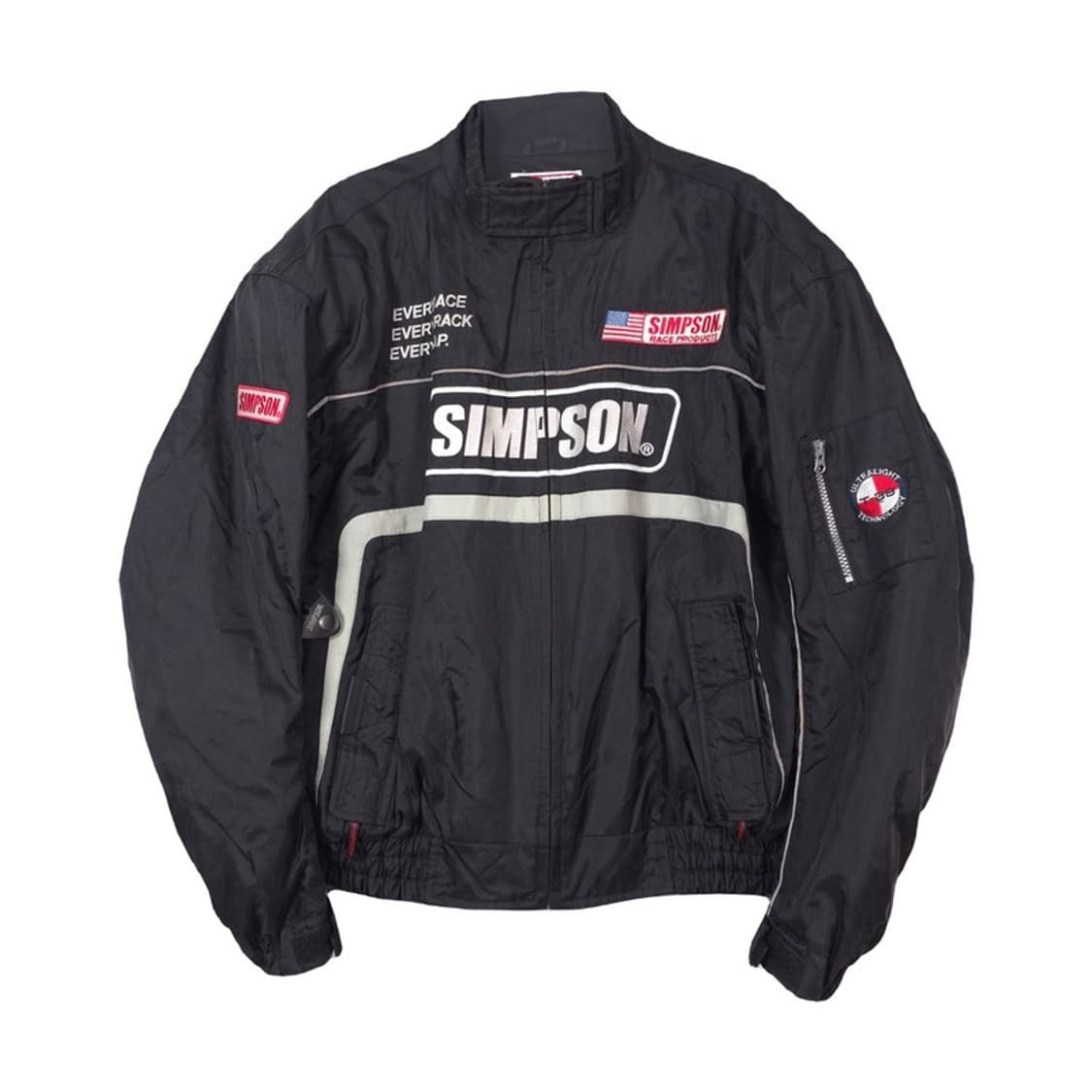 SIMPSON 올드스쿨 로고 자수 레이싱 자켓 L 상품이미지1