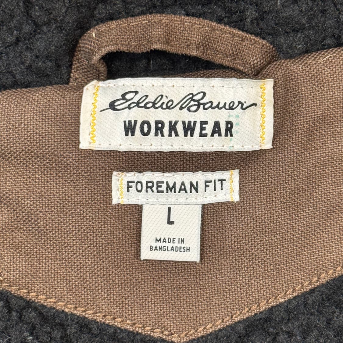 L) 에디바우어 워크웨어 덕캔버스 액티브 자켓 브라운 상품이미지7