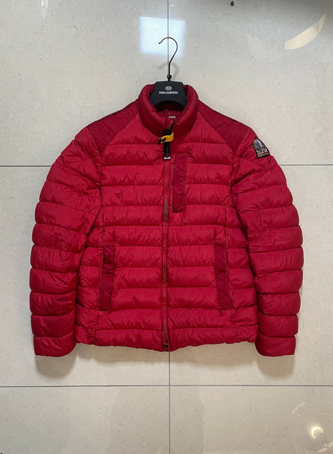[M] 파라점퍼스 25fw 윌프레드 숏 다운 자켓 경량패딩 레드 상품이미지5