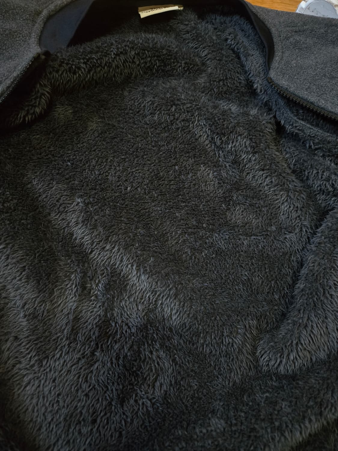 노스페이스 여성 차콜 보아털 후리스 집업 상품이미지7