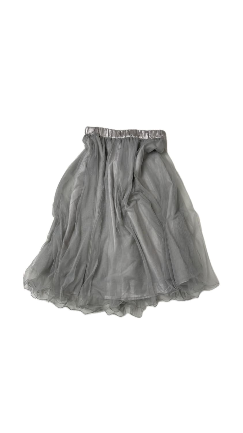 Voluminous Mesh Maxi Skirt 상품이미지1