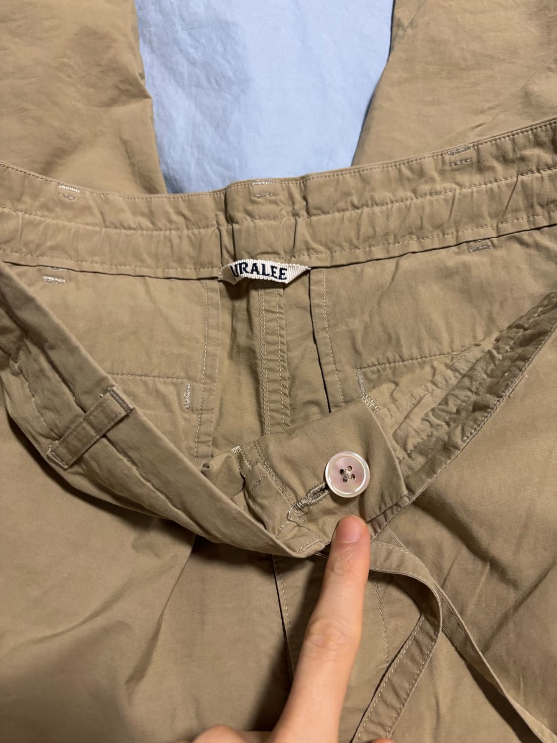 오라리 면팬츠 3사이즈 상품이미지2