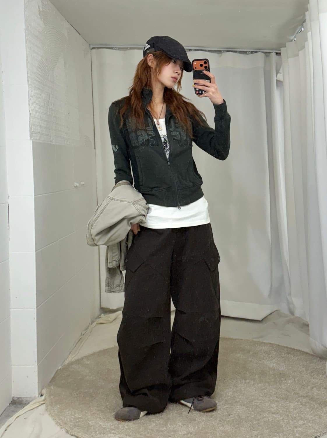 홀리스터 야상 자켓 카키 데일리 그런지 힙 코디 세트 상품이미지2