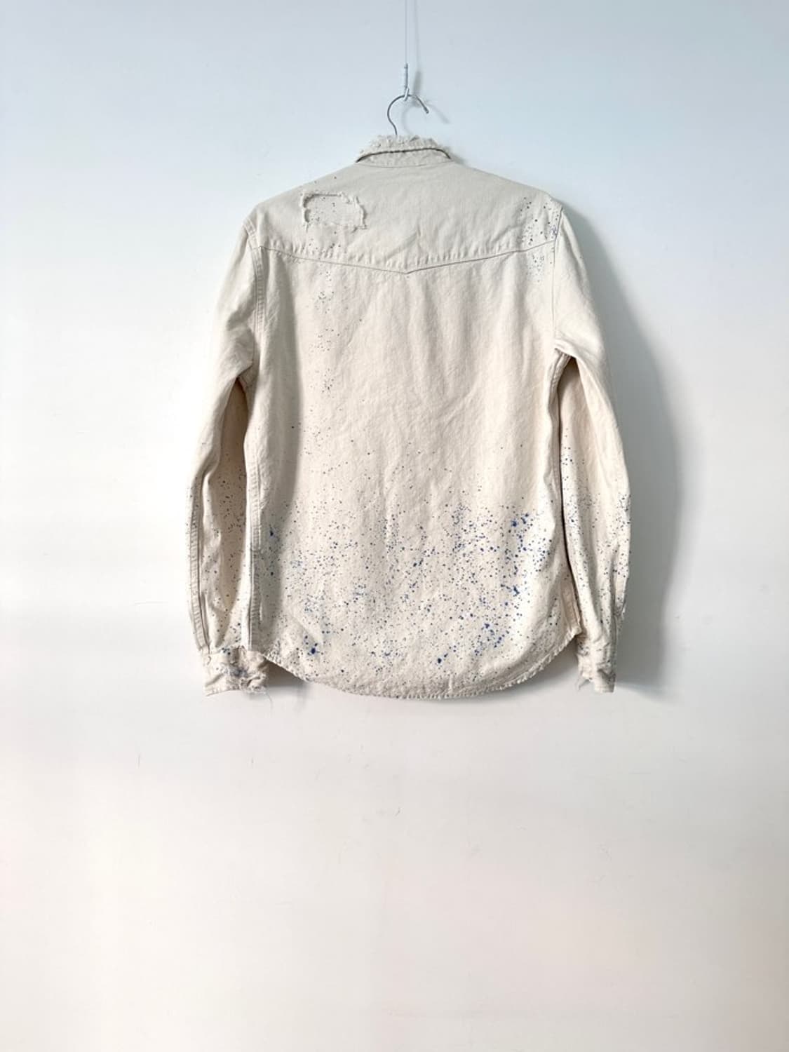 Ink trimming jacket / ice white & blue 상품이미지6