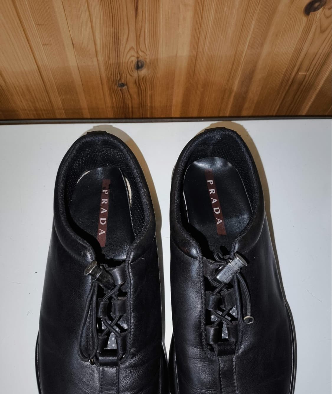 255mm 프라다 레더 스니커즈 상품이미지6