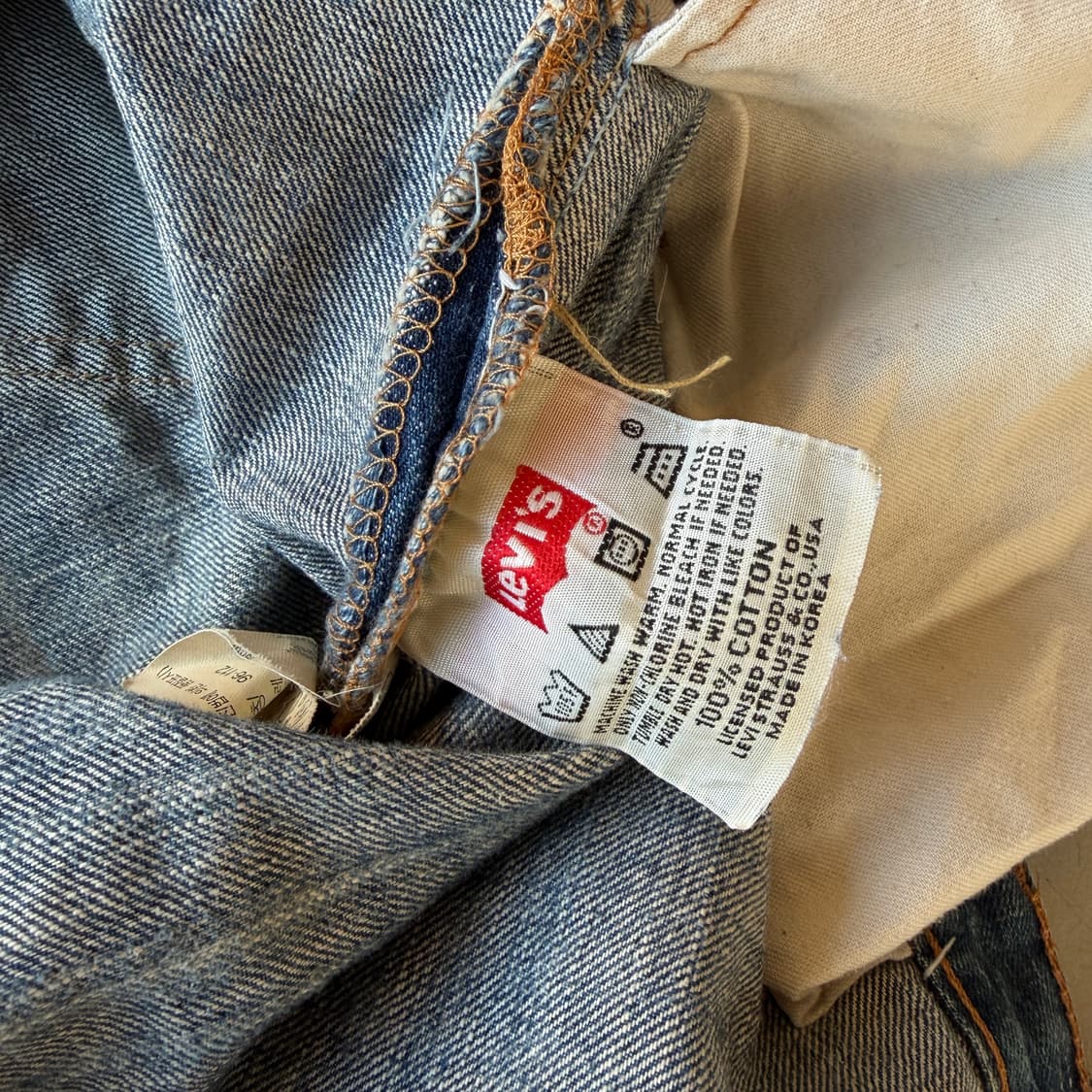 97s 리바이스 501 데님 팬츠 상품이미지8