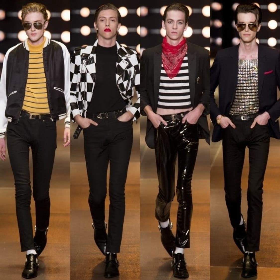 생로랑 19FW 크롭 블랙진 상품이미지2