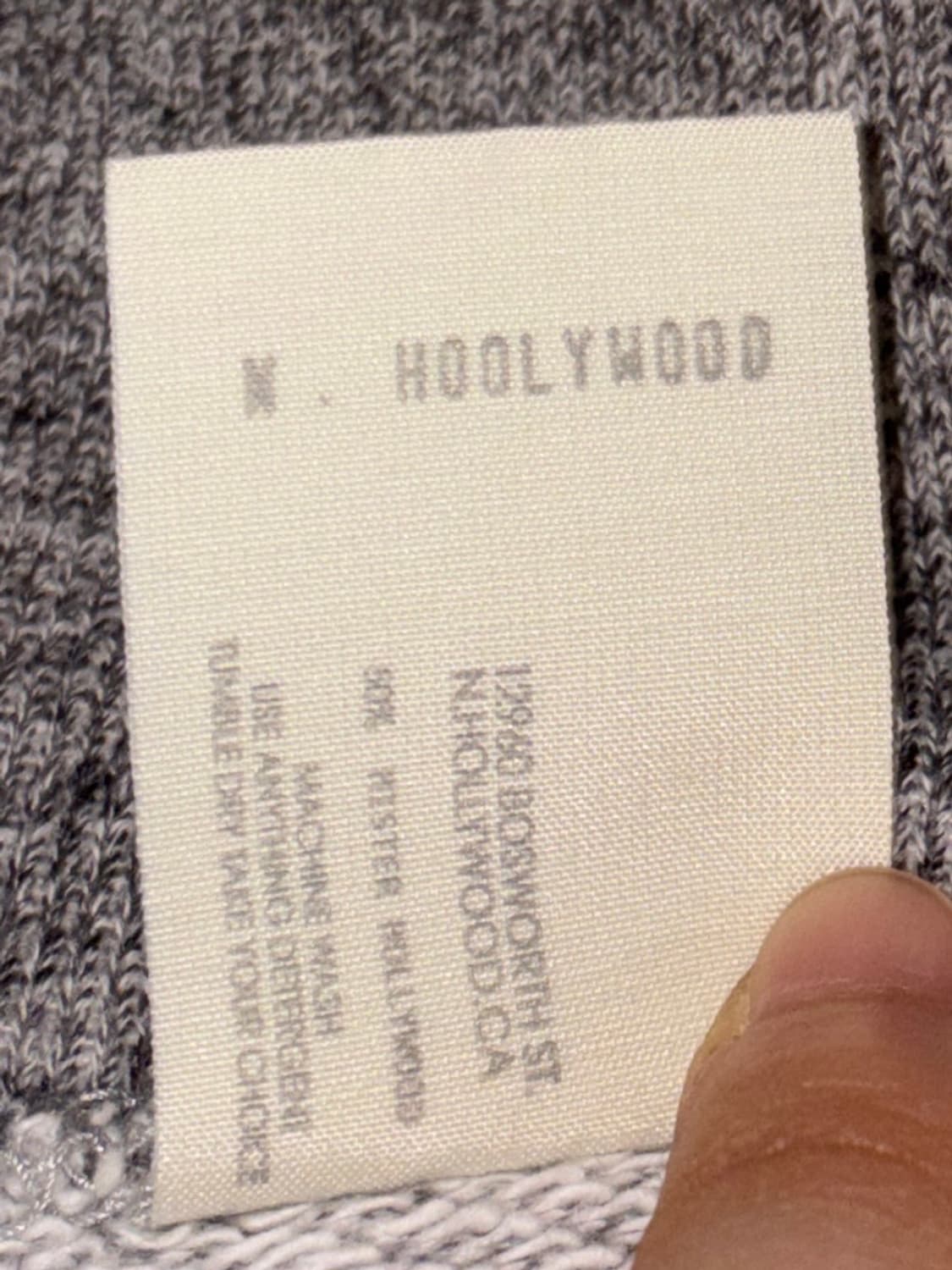 N.HOLLYWOOD 그레이 후드 집업 상품이미지7