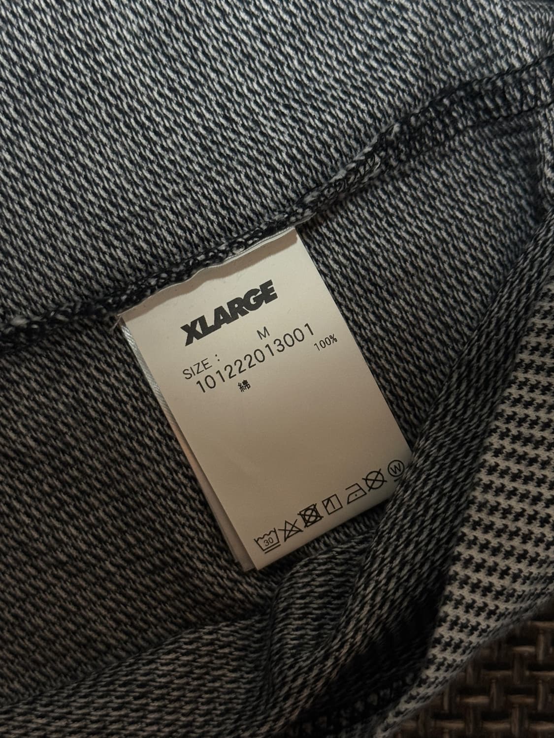 XLarge 자수로고 마이크로체크 패턴 카라티 상품이미지6