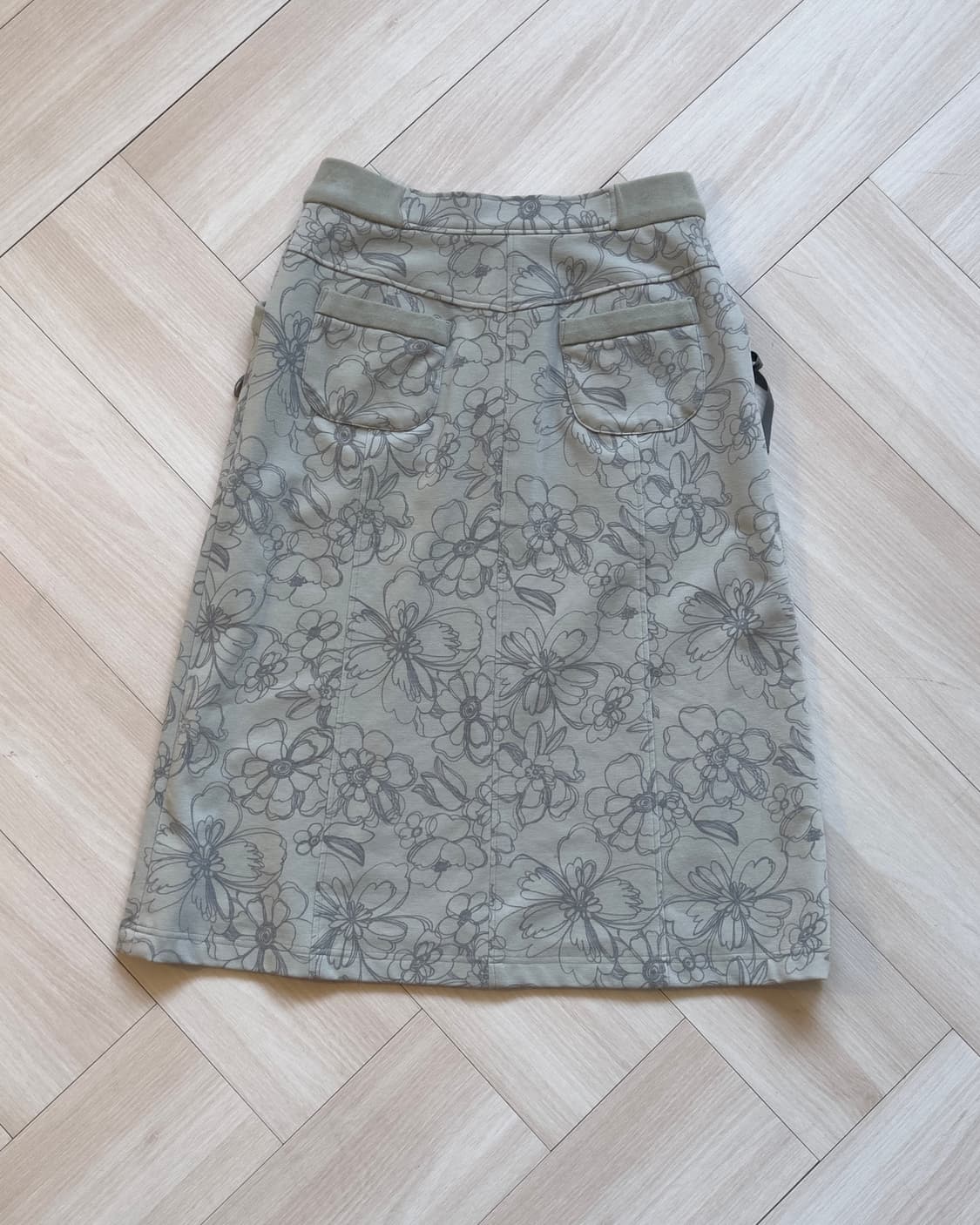 [FIRIO] floral cotton lace up skirt 상품이미지7