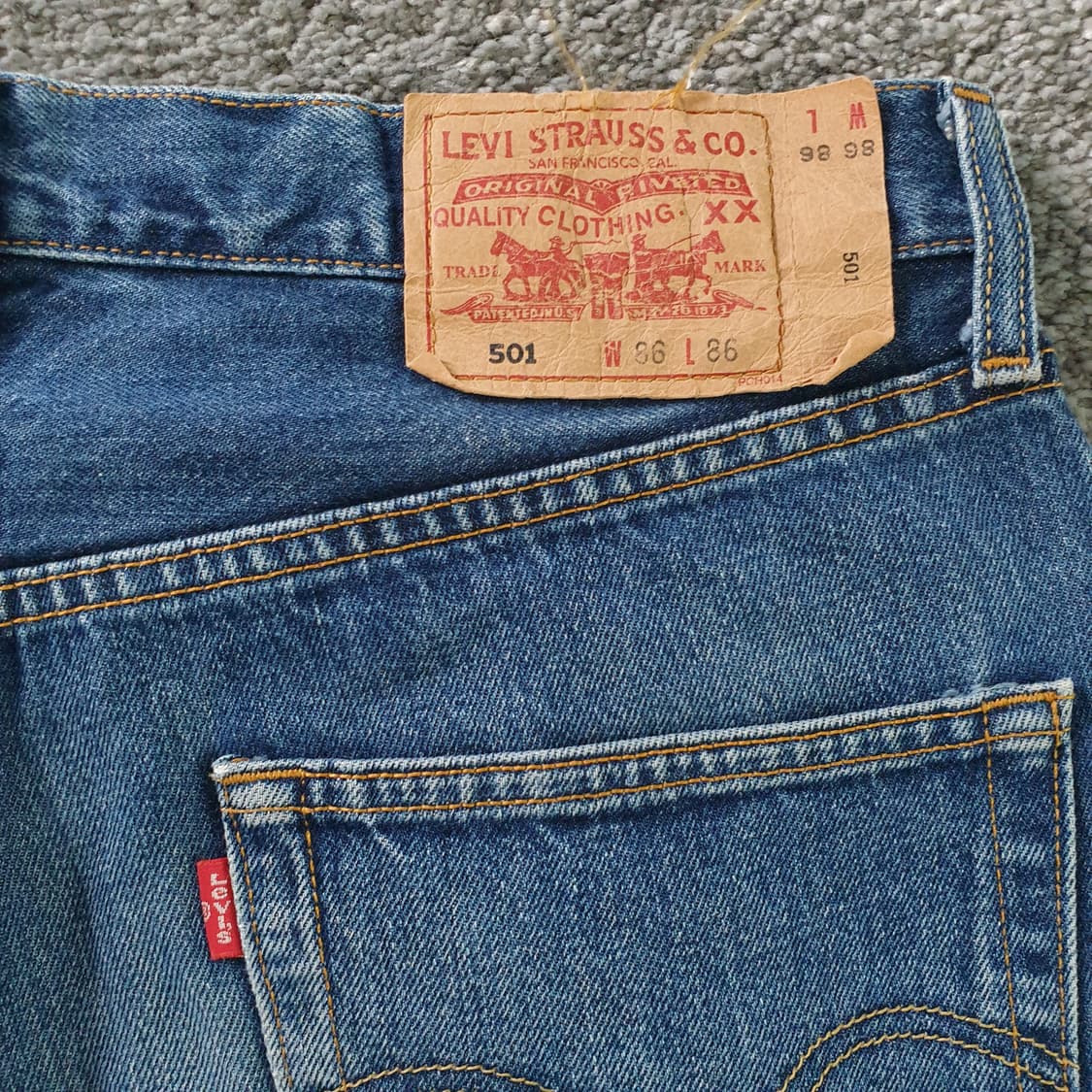 LEVI'S 501 데님 팬츠 상품이미지2