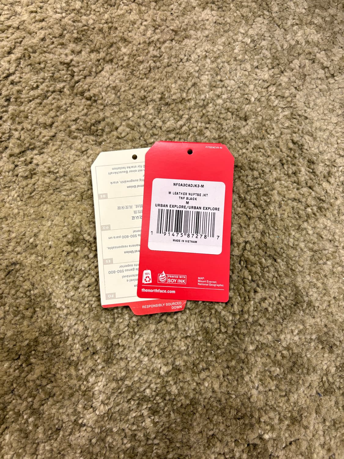 [M] 슈프림 노스페이스 레더 눕시 상품이미지2