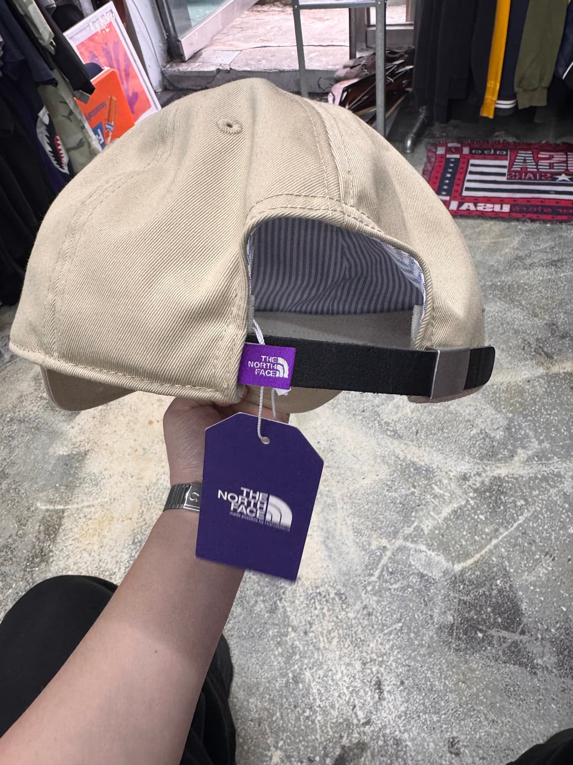 노스페이스 퍼플라벨 모자 새상품 상품이미지3