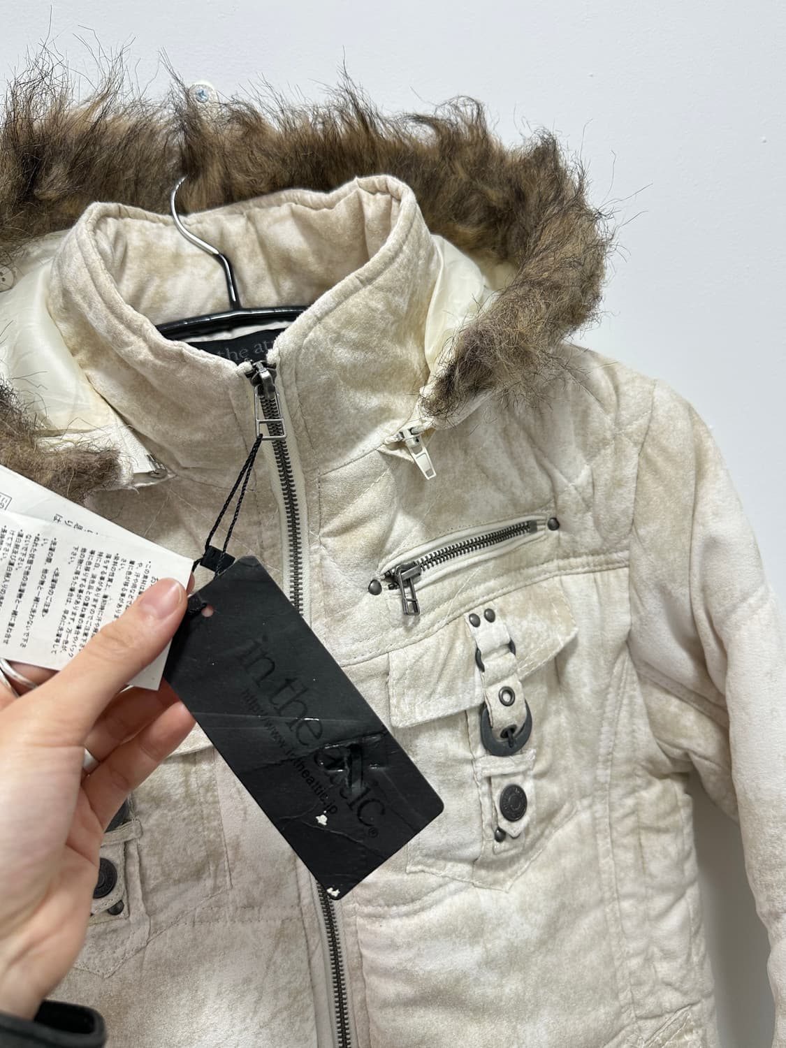 In The Attic washed sandy padded jacket 상품이미지6