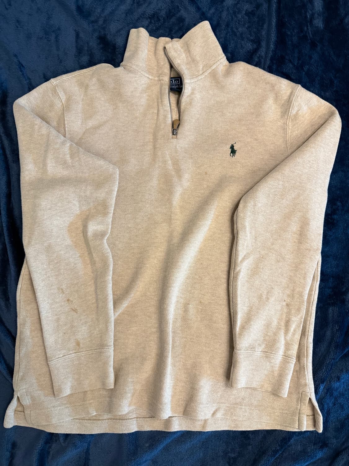 폴로 반집업 니트 L 상품이미지1