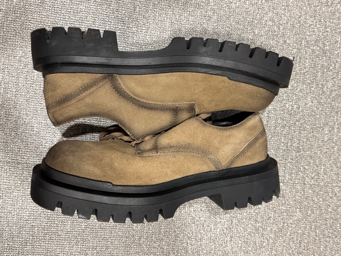 자라 스웨이드 워싱 더비 슈즈 43 상품이미지4