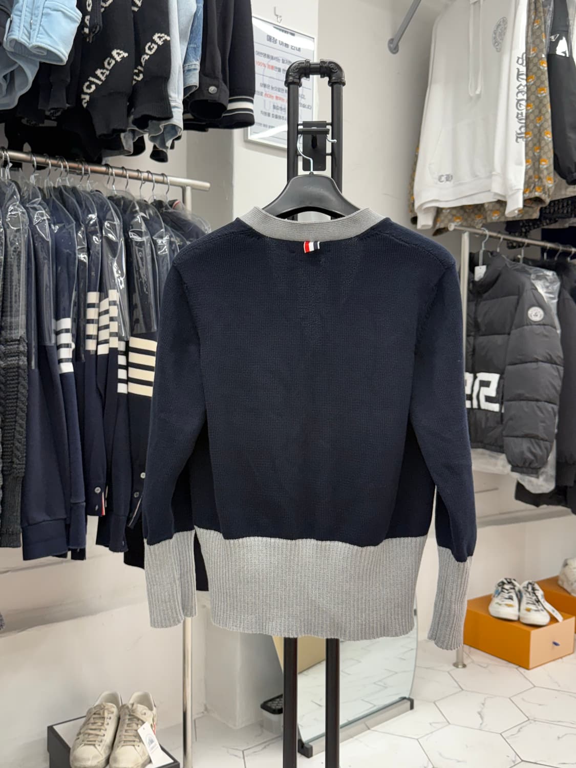 [2] 톰브라운 스트라이프 코튼 가디건 상품이미지2