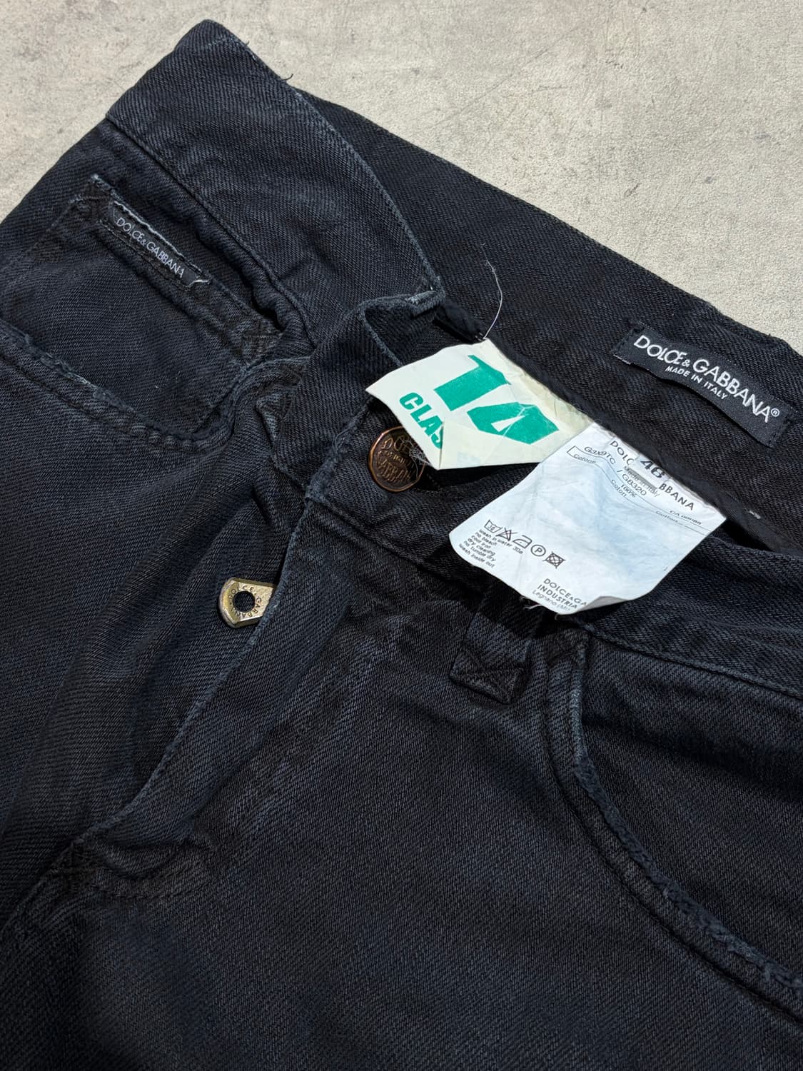 돌체앤가바나 classic14 흑청 데님팬츠 상품이미지6