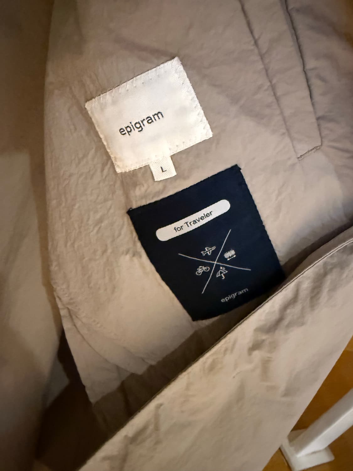 에피그램 트래블러 코트 L 베이지 상품이미지3