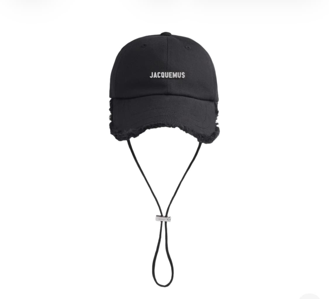 자크뮈스 아티초크 프린지 베이스볼 캡 블랙 60 상품이미지1