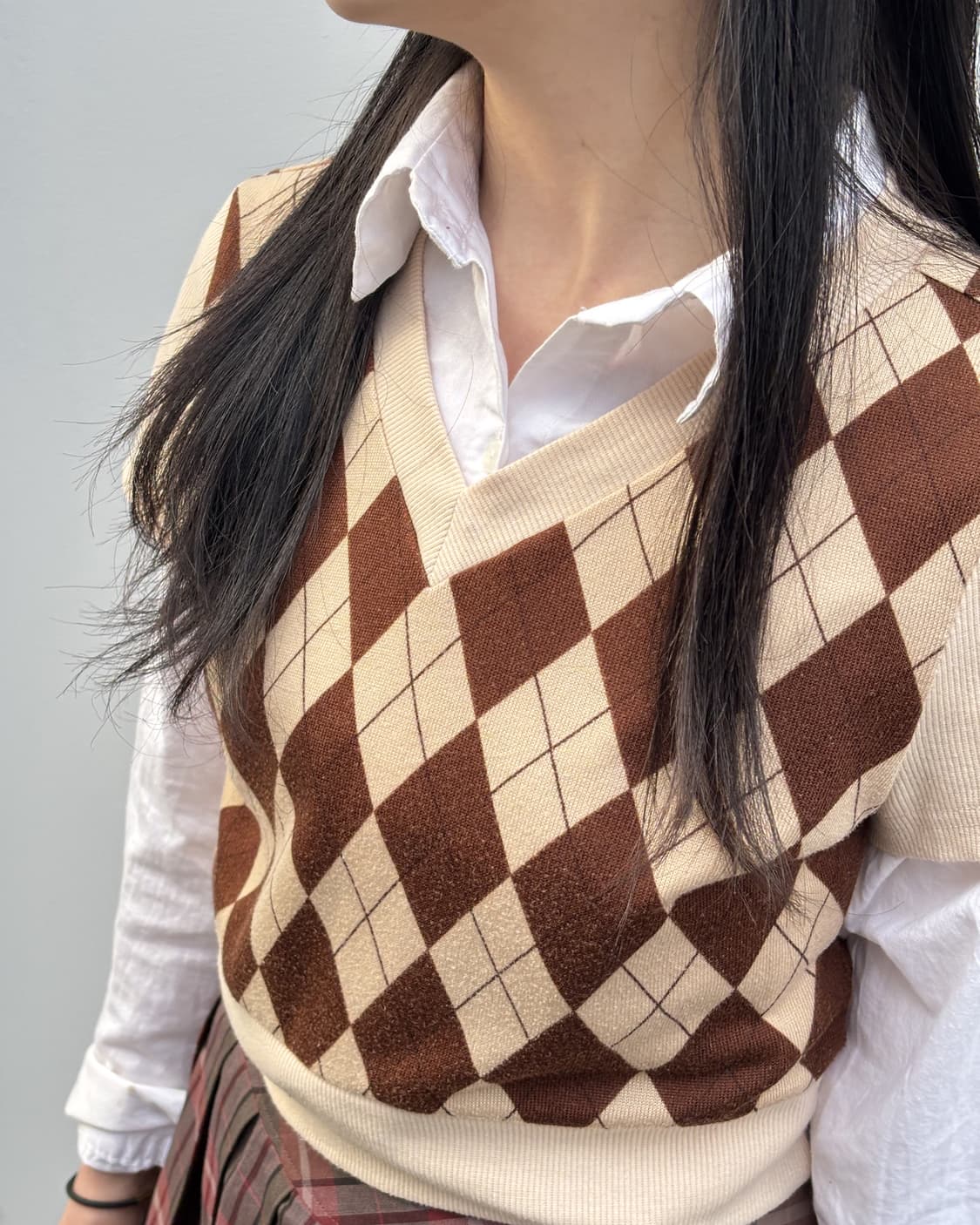 일본빈티지 쉬인 크롭 니트 상품이미지2