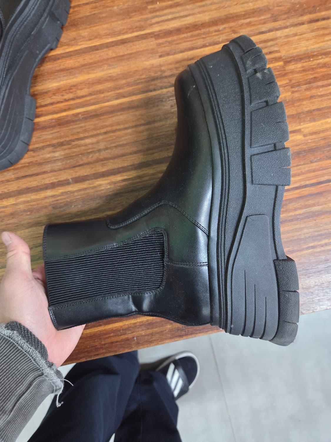 자라 통굽 첼시부츠 39사이즈 대략 250 255 상품이미지5