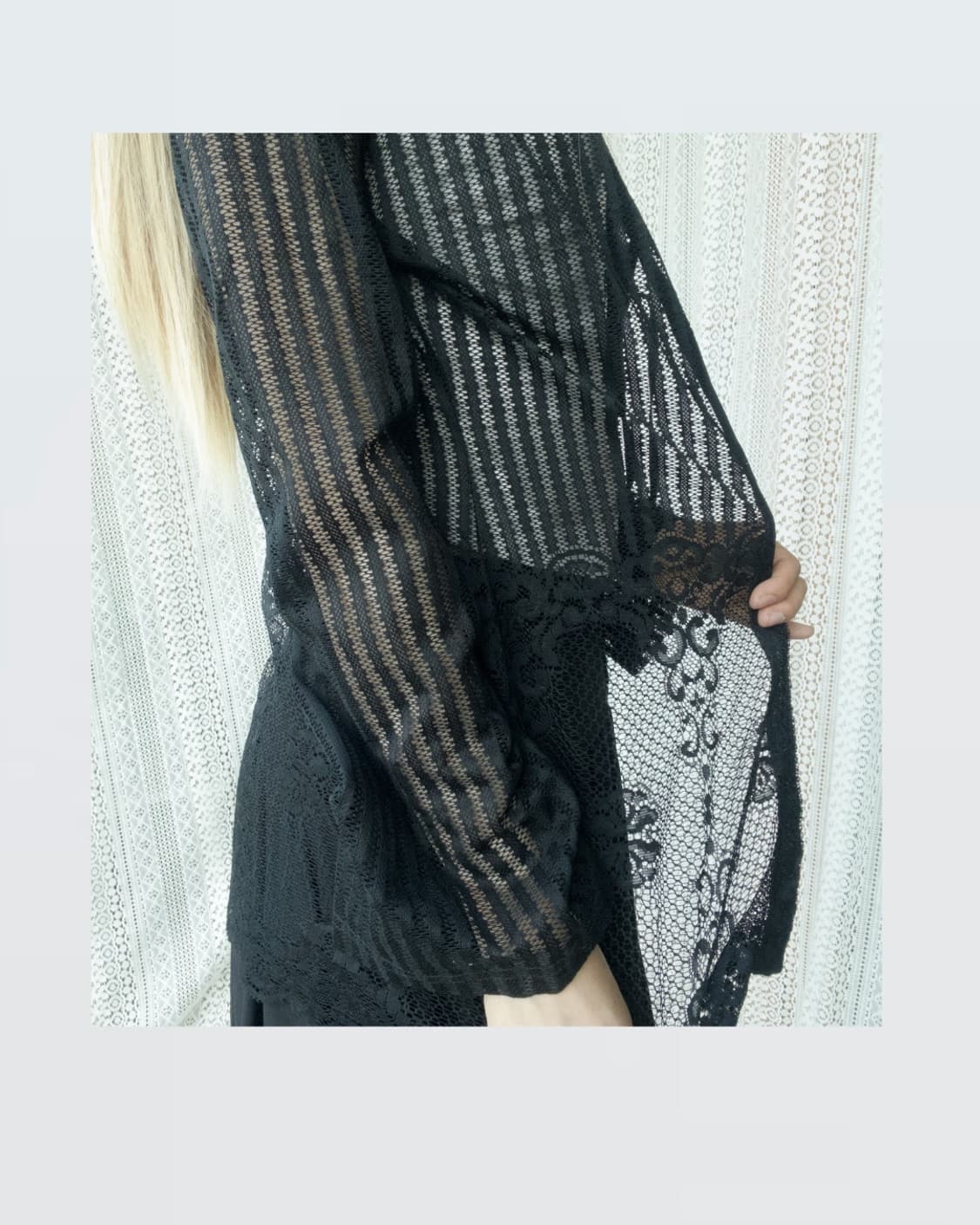 Black Lace Cardigan 블랙 레이스 가디건 상품이미지2