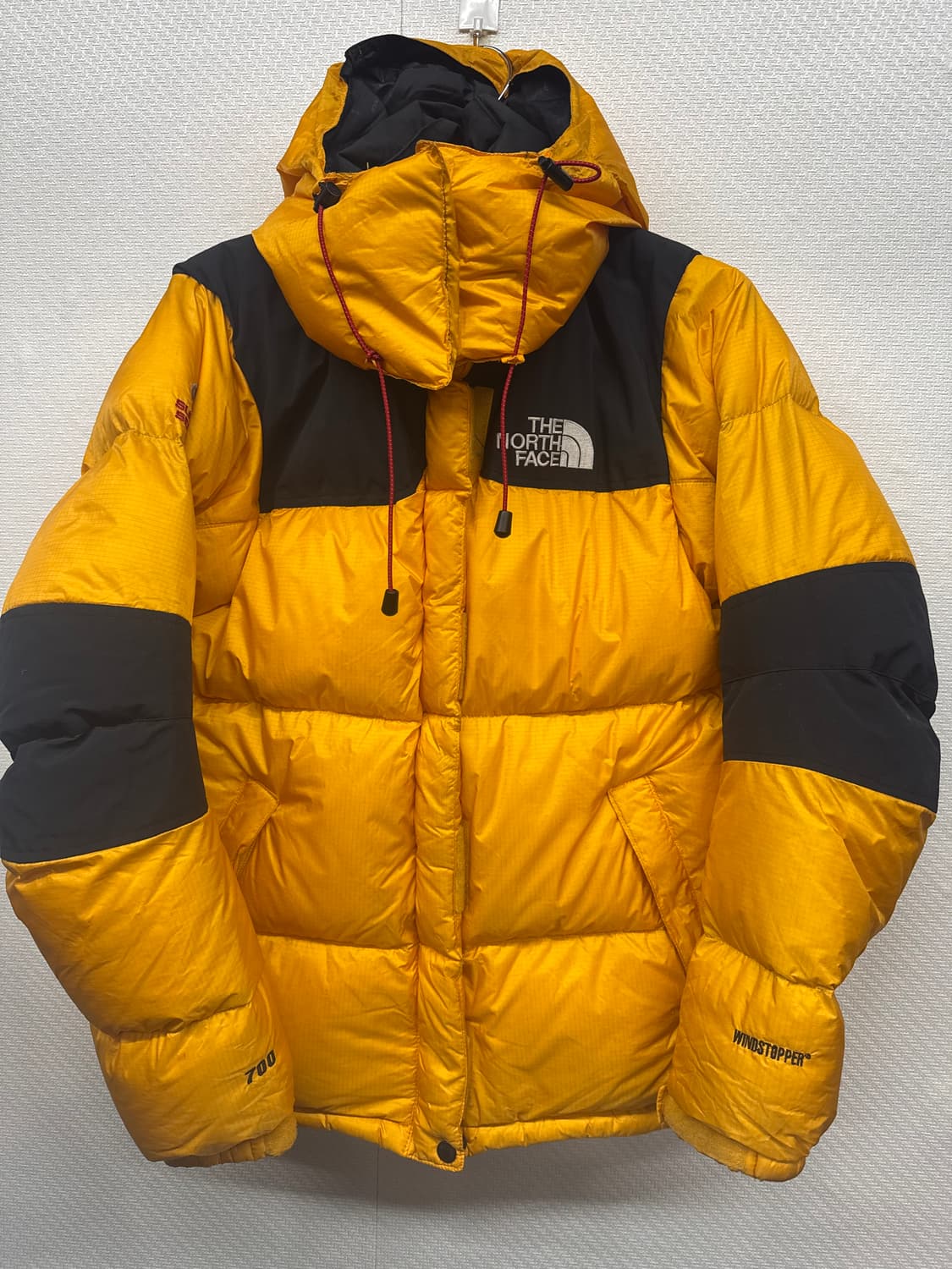 노스페이스700 로고 구스다운 후드패딩 95(M~L) 남여공용 상품이미지1