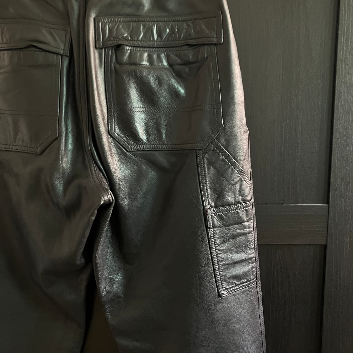 Armani Jeans leather carpenter pants 상품이미지4