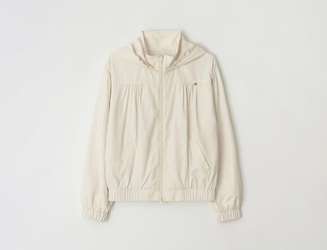 론론 도트 후드 바람막이F 상품이미지2