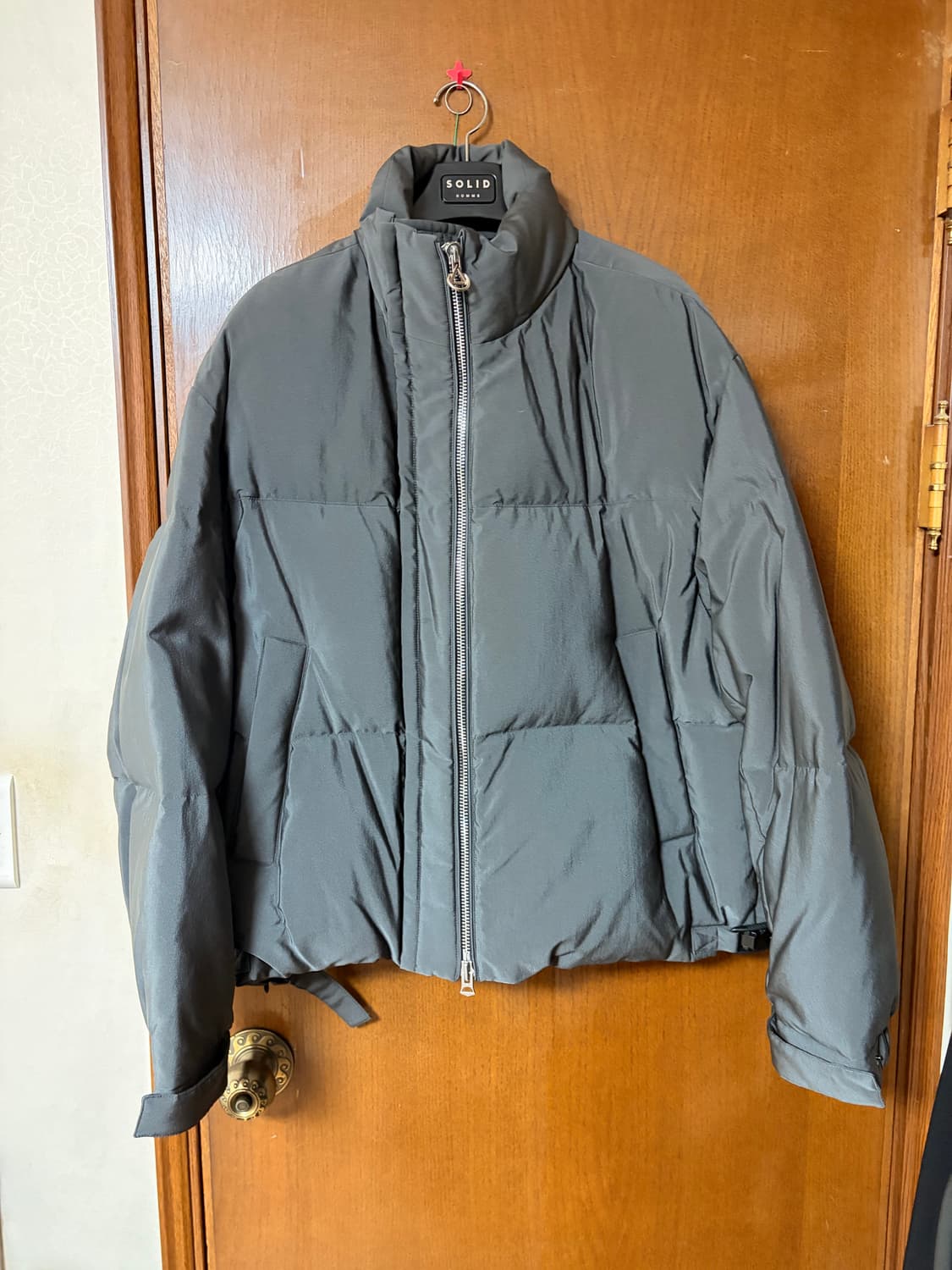 솔리드옴므 그레이패딩 50사이즈 상품이미지1