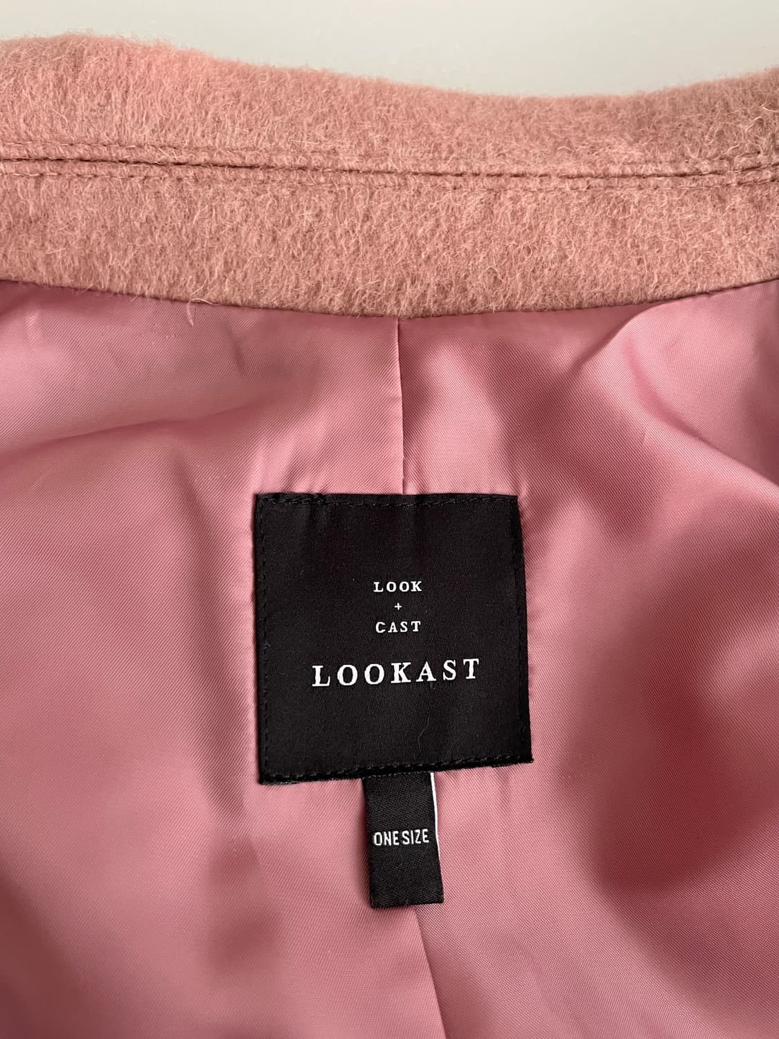 F) 룩캐스트 알파카 코트 인디핑크 상품이미지4