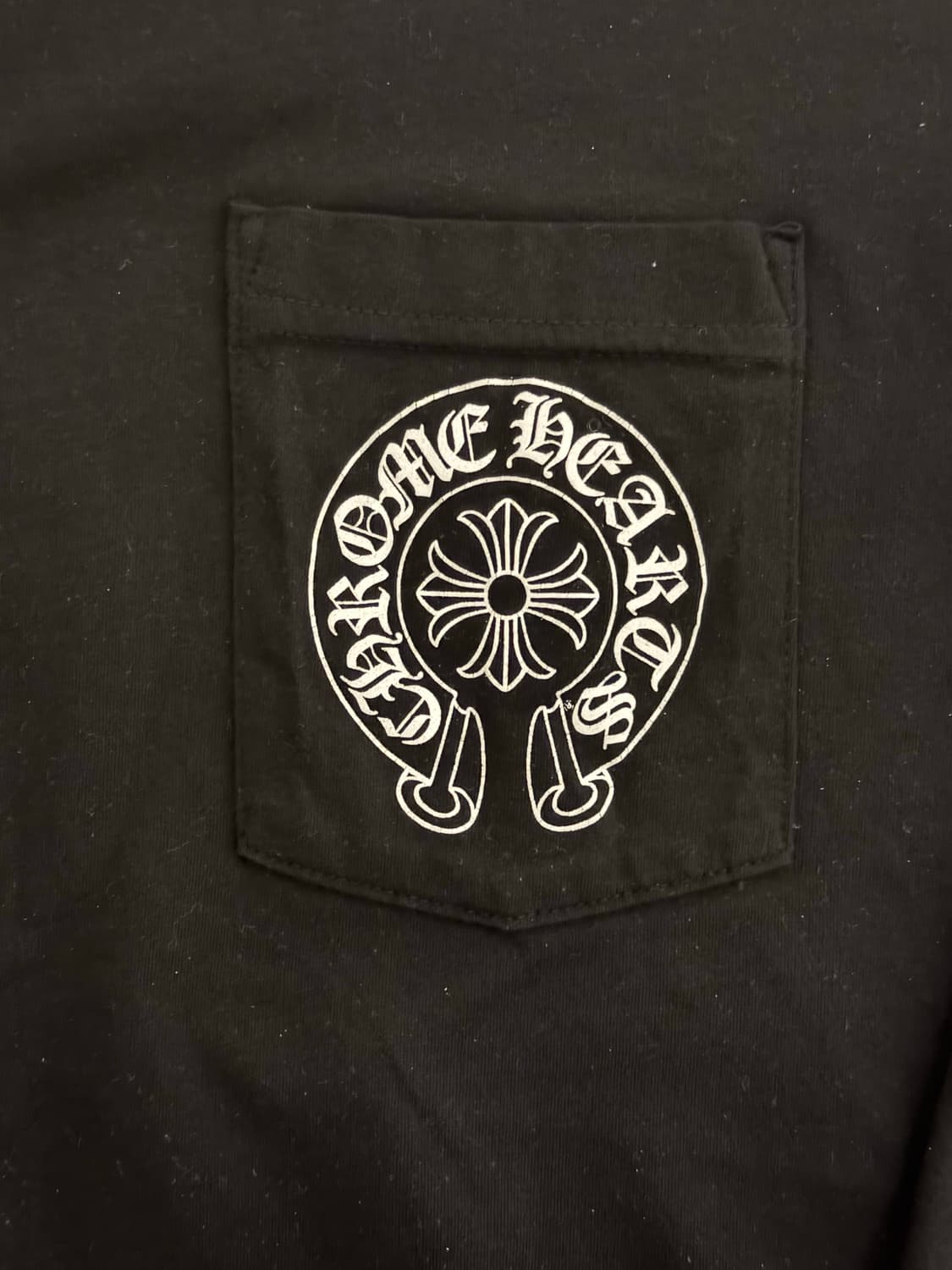 크롬하츠 라스베가스 플로랄 크로스 홀스슈 롱슬리브 긴팔 티셔츠 L 상품이미지3