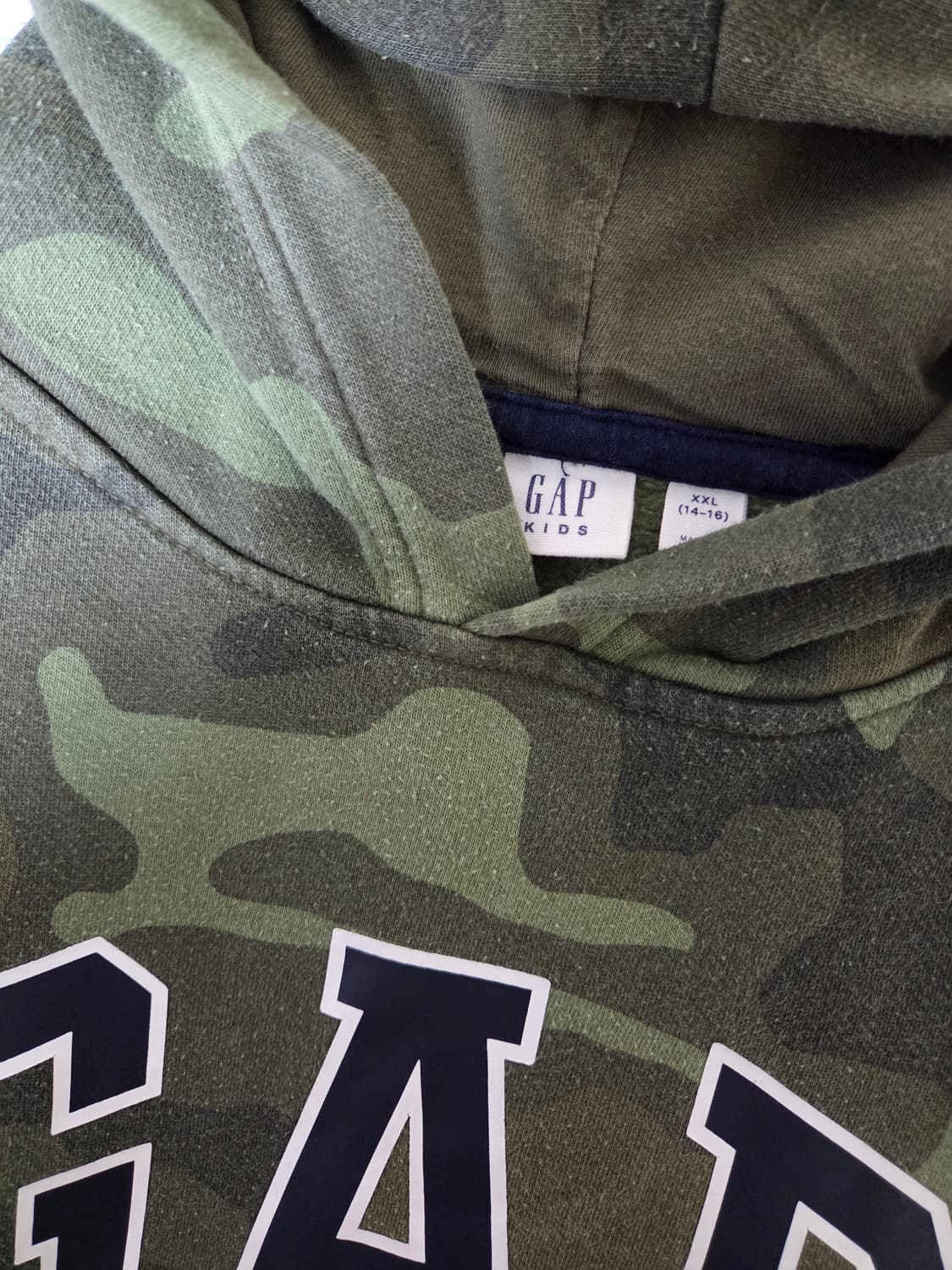 갭 카모후드티 상품이미지2