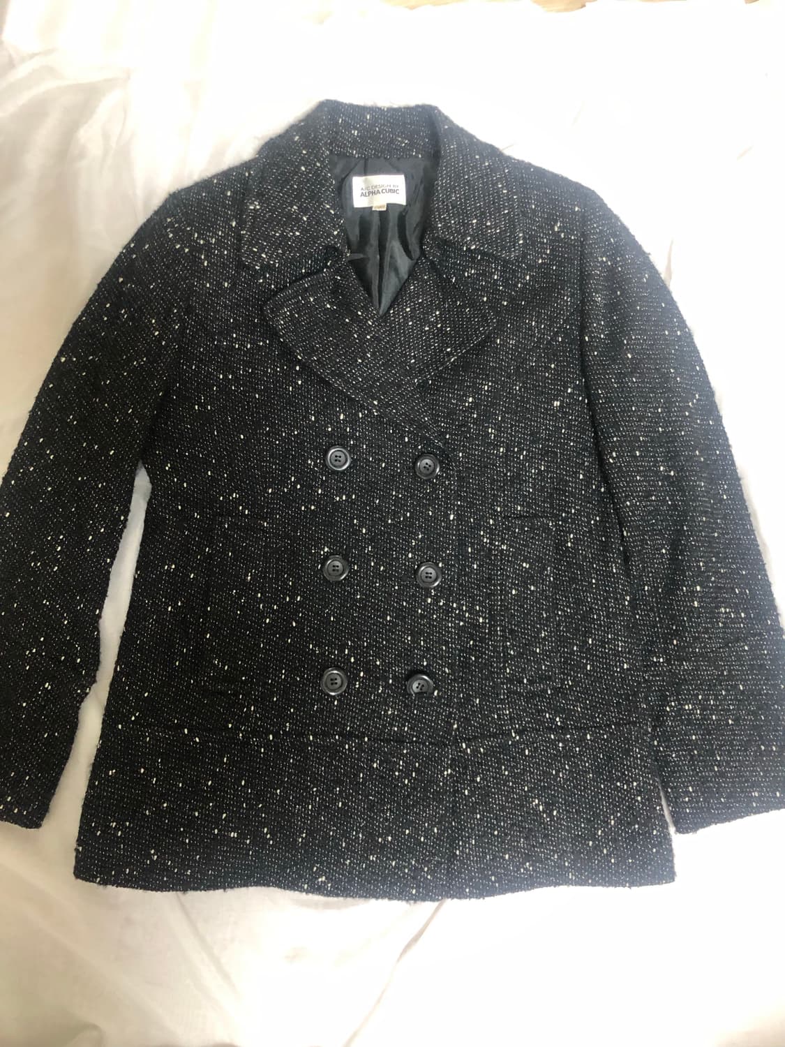 긱시크 블랙 도트 코트 상품이미지1