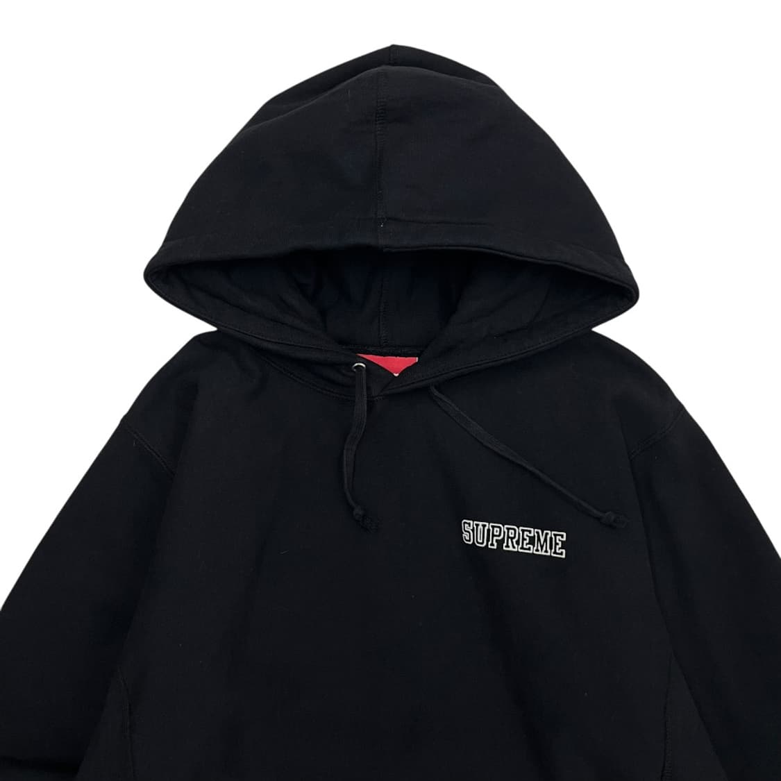 슈프림 2016 FW 로고 블랙 심플 후드 M 상품이미지4