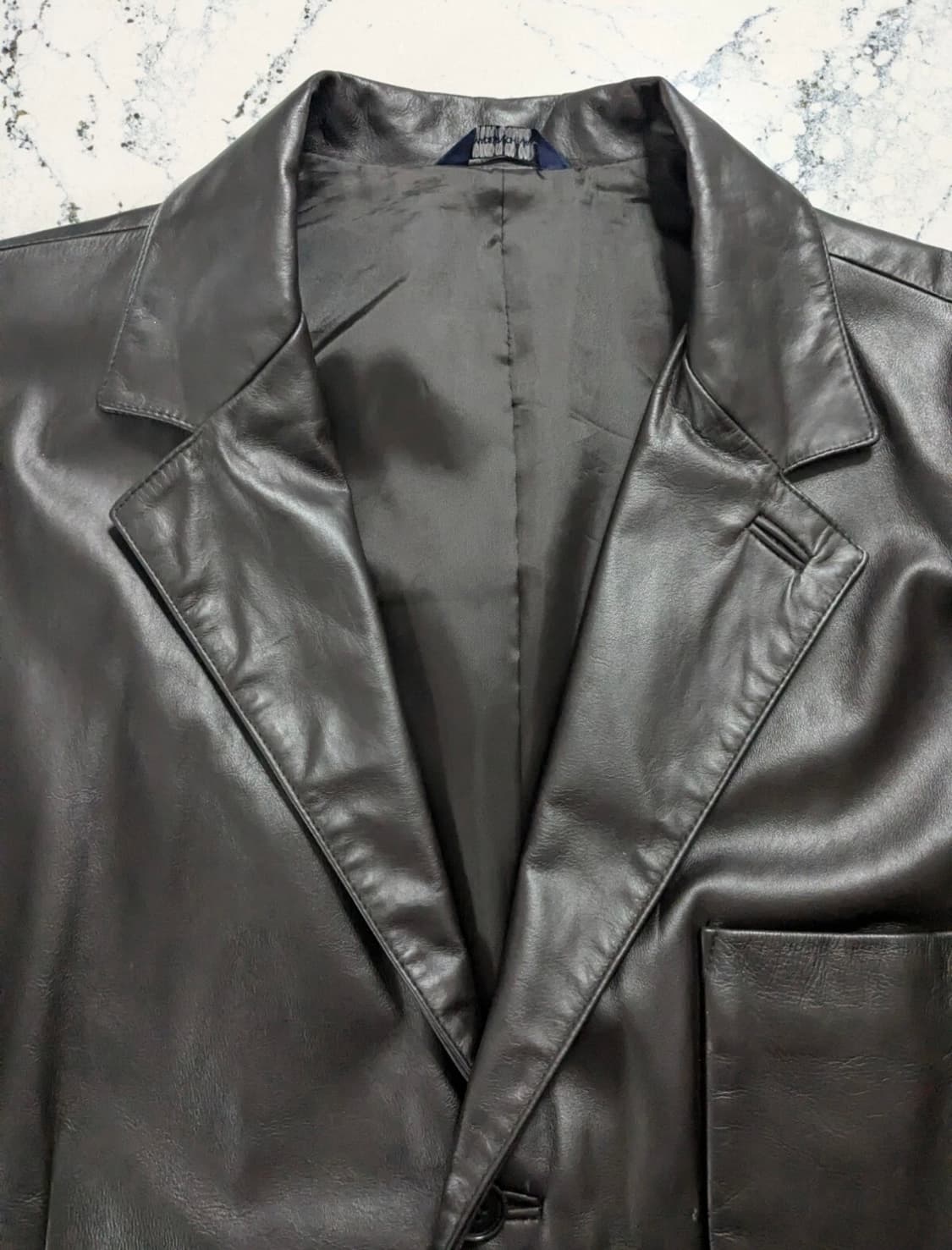 올드갭 레더 블레이저 xl 상품이미지5