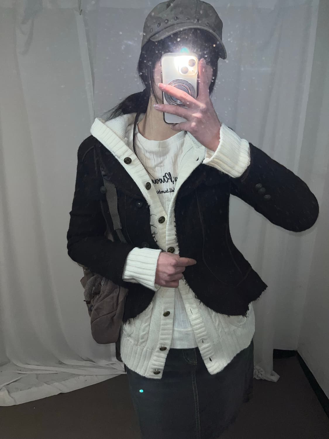 브라운 그런지 페어리 자켓 상품이미지3