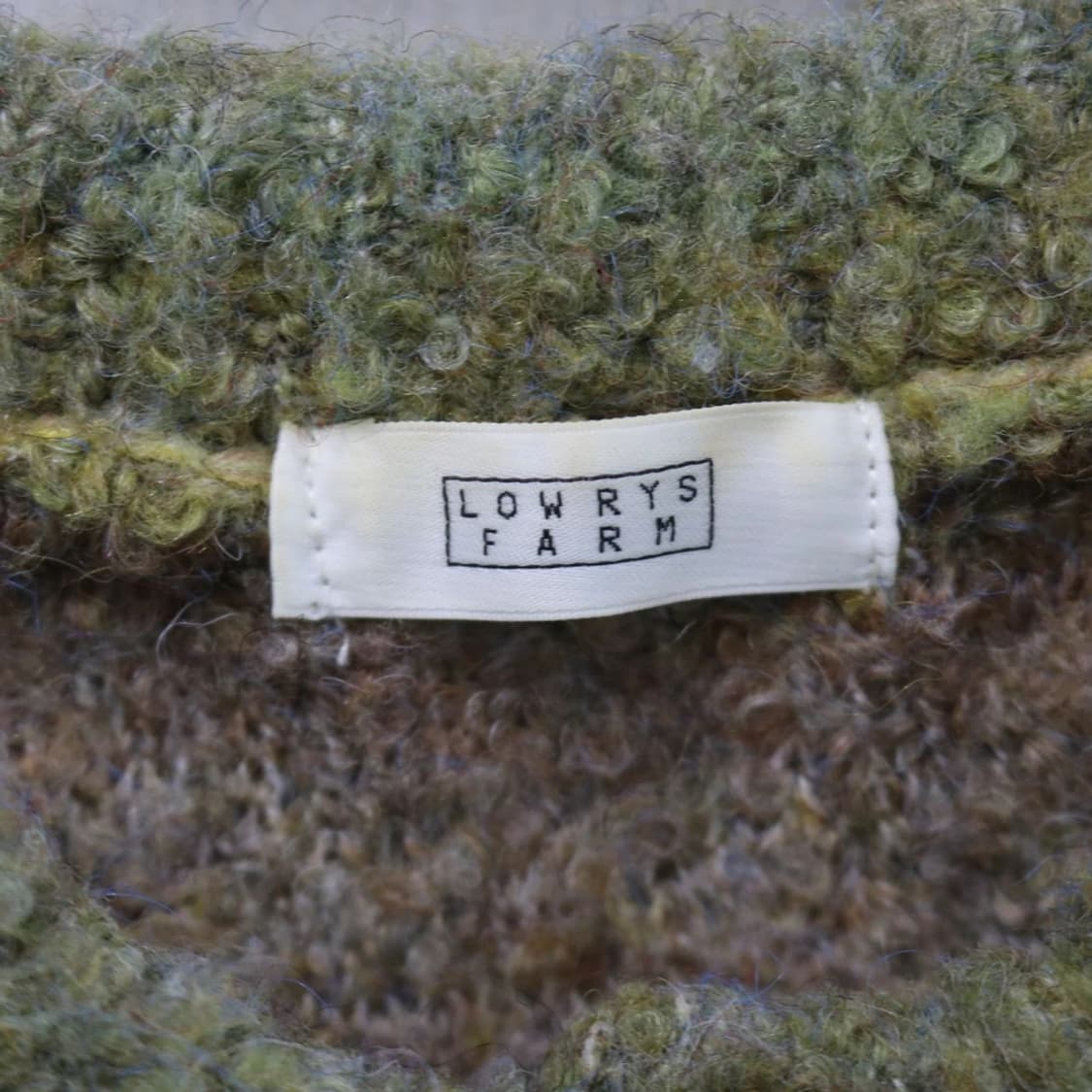 로리즈팜 그린 부클 울 혼방 가디건 61186 상품이미지6